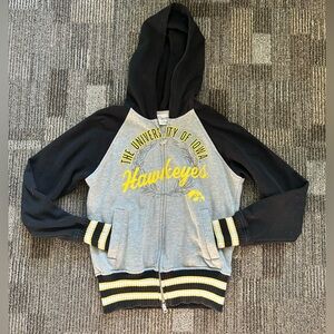 University zip up y2k jacket/ sweater